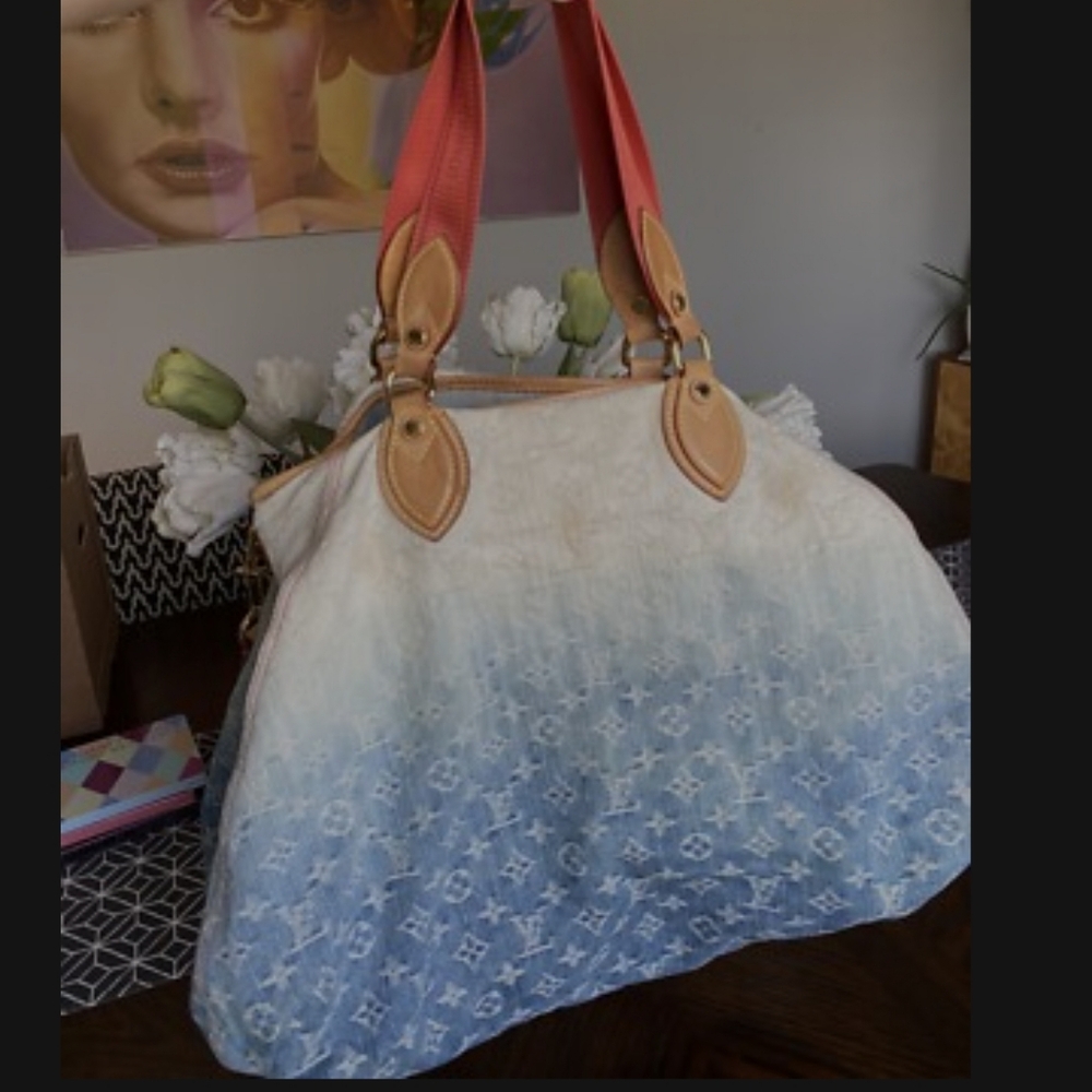Louis Vuitton Denim Sunbeam Bleu Monogram Bag - Picture 2 of 16